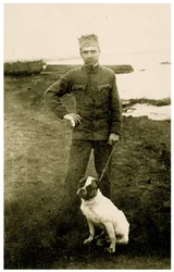 Russian Soldier with Dog, 1914-18